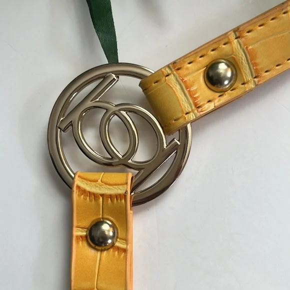 Bebe women’s small yellow faux croc  shoulder bag - Picture 4 of 12